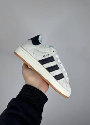 Шикарне стильне жіноче взуття кросівки   adidas campus 00s core grey black  наложний топ новинка