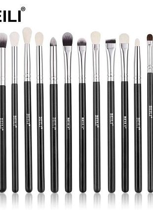Набір пензлів для макіяжу beili e15 black 15шт ( y95xyv7p )