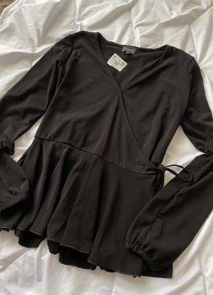 Чорна блуза reserved1 фото