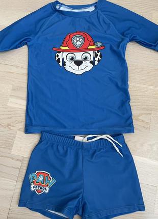 Костюм для плавання хлопчику, собачий патруль , 116 розмір
