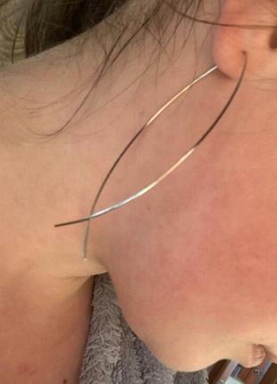 Стильні модние сережки та золоті рибки.