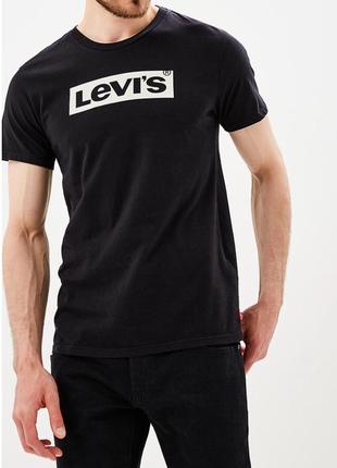 Футболка levi’s (черная/белая)
