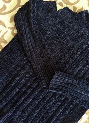 Плюшевый бархатный бархатный свитер с открытыми плечами8 фото