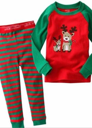 ✏ уютная детская пижама. с новогодней тематикой