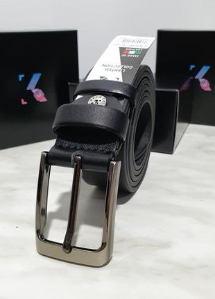 Чоловічий шкіряний ремінь 35 мм