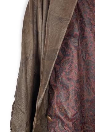 Винтажное кожаное пальто m.g3 фото