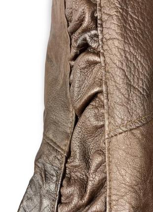 Винтажное кожаное пальто m.g5 фото