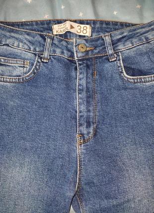 Женские джинсы скинни на высокой посадке3 фото