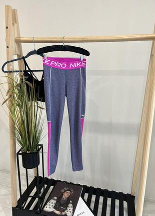 Спортивные леггинсы тайтсы от nike pro2 фото