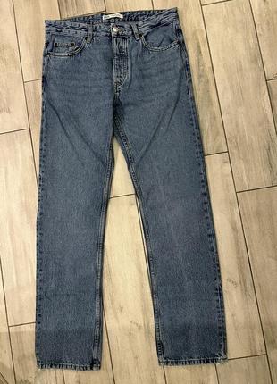 Прямые джинсы zara мужские 40 размер straight fit5 фото