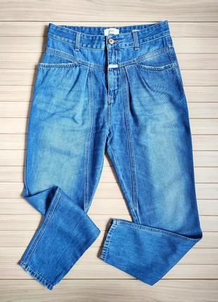 Винтажные джинсы мом от closed pedal jump archive’85 made in italy ☕ размер 27w