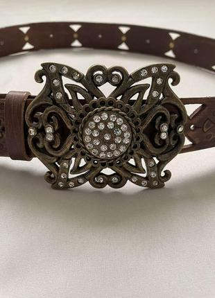 Винтажный кожаный ремень, редкость