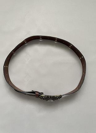 Винтажный кожаный ремень, редкость