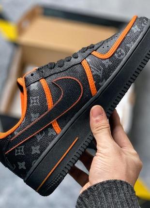 Кроссовки мужские nike air force 1’07 se low lv , черные, найк аир форс, кросівки