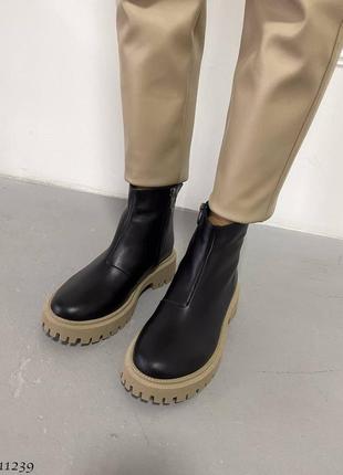 Черевики шкіряні зимові3 фото