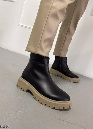 Черевики шкіряні зимові2 фото