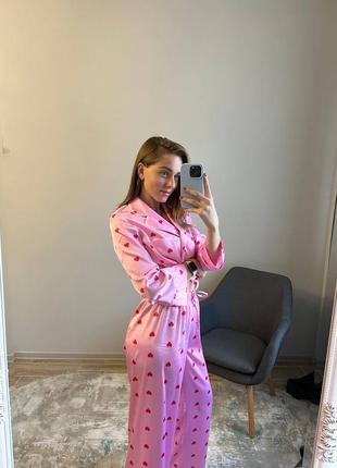 Пижама шелк victoria’s secret