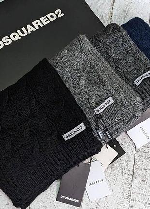 Шарф в стиле dsquared