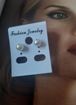 Новые серьги-гвоздики бусинки