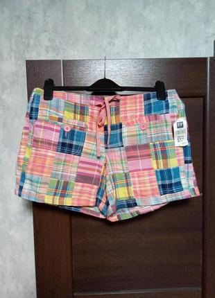 Брендовые новые коттоновые шорты р.12-14