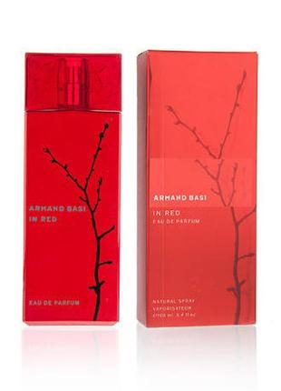 Жіноча парфумована вода в стилі armand basi in red eau de parfum (арманд басі інд о де парфуми) 100 мл