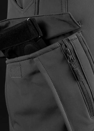 Тактические штаны soft shell s.archon x9jrk black 3xl мужские 1шт5 фото