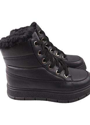 Черевики жіночі berisstini чорні натуральна шкіра, 36