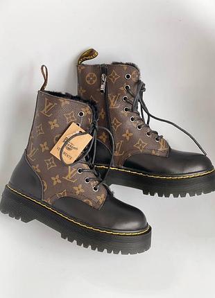 Зимові чоботи в стилі dr. martens преміум