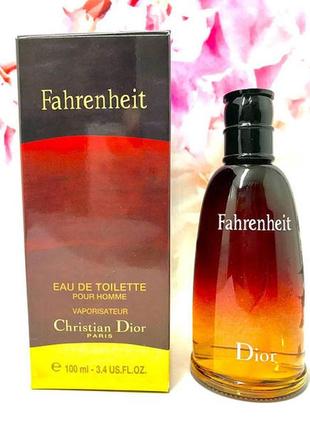 Мужская туалетная вода christian dior fahrenheit (крестиан диор фаренгейт) 100 мл