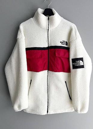 Кофта плюш в стиле the north face