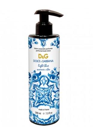 Парфюмированный лосьон для тела dolce&amp;gabbana light blue summer