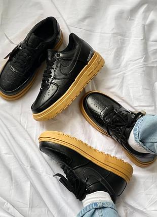 Термо кросівки nike af low gore tex black