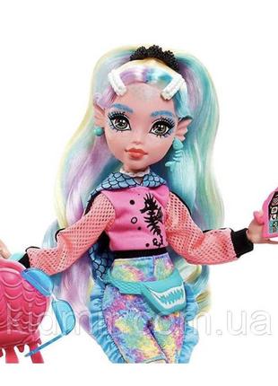 Монстр хай лагуна блю кукла monster high lagoona blue with accessories and pet hhk551 фото