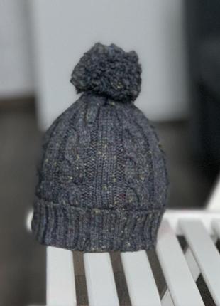 Теплая зимняя шапка на возраст 2,5-3 года
