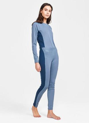 Комплект термобілизни craft core dry baselayer set woman blue розмір xs2 фото