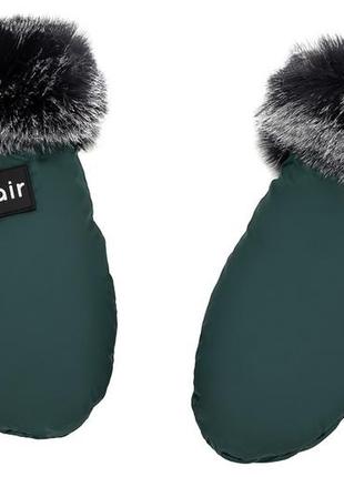 Рукавицы bair northmuff forest green зелёный