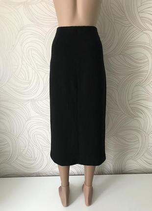 Стильная юбка с накладными карманами «zara»6 фото