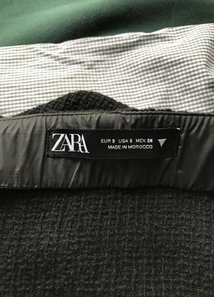 Стильная юбка с накладными карманами «zara»7 фото