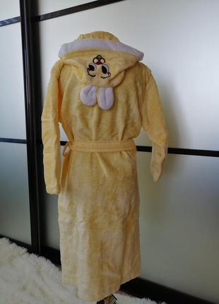 Дитячий махровий халат 9-10років пр-під туреччина, велюр/махра в наявності забарвлення