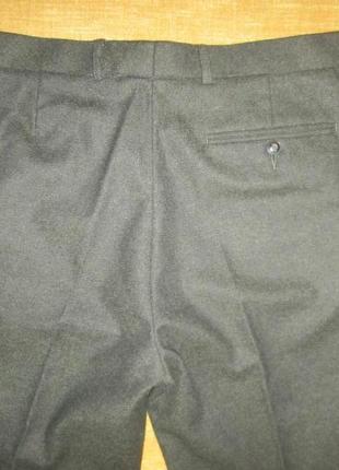 Шерстяные фланелевые брюки мужские брюки marks &amp; spencer2 фото