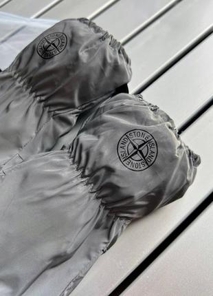 Перчатки зимние stone island рефлективные