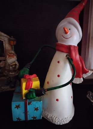 Новогодний декор,снеговик