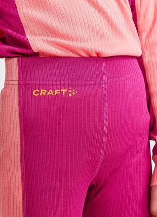 Комплект термобілизни craft core dry baselayer set junior coral roxo розмір 86-927 фото