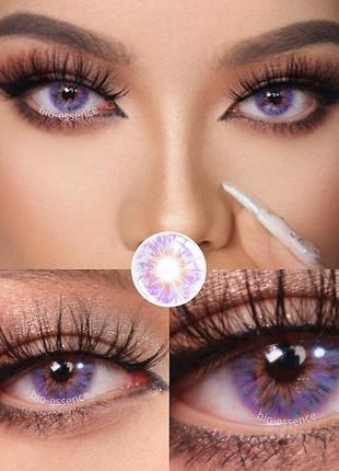 Кольорові контактні лінзи без діоптрій + контейнер