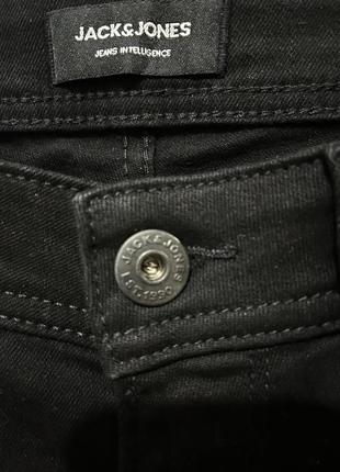 Черные джинсы jack & jones jeans / черные джинсы зауженные5 фото