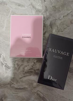 Акція chanel chanche fraiche dior sausage 100мл діор саваж шанель фреш1 фото