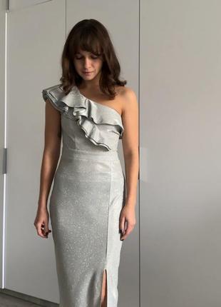 Сукня срібна блискуча