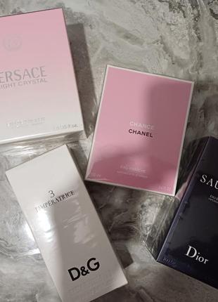 Chanel fraiche dior sausage versace bright crystal dolce gabban imperatrice1 фото