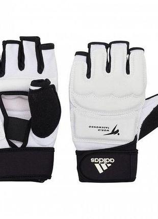 Перчатки для тхеквондо с лицензией wt | белые | adidas aditfg01