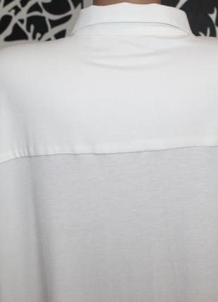 Комбинированная блузка next в идеальном состоянии l-xl5 фото
